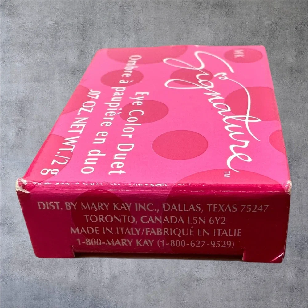 Mary Kay Signature Eye Color Duet Women 0.07oz Onyx 8858 New Box Smokey‎ Shadow